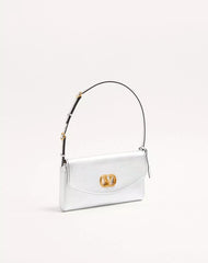 Valentino Garavani Devain Small Shoulder Bag In Laminated Nappa Leather