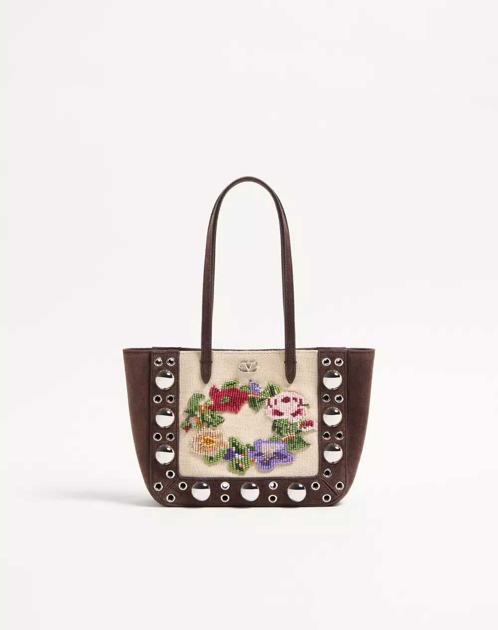 Valentino Garavani NellcÃ´te Mini Embroidered Shopping Bag