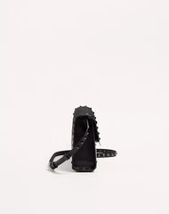 Small Rockstud Grainy Calfskin Crossbody Bag
