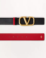 Reversible VLogo Signature Belt In Glossy Calfskin 40 Mm