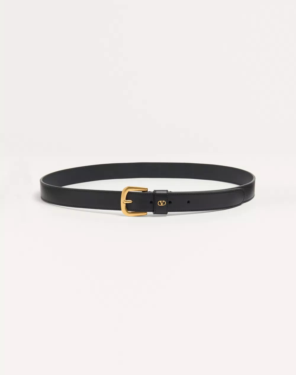 VLogo Signature Belt In Shiny Calfskin 25 Mm