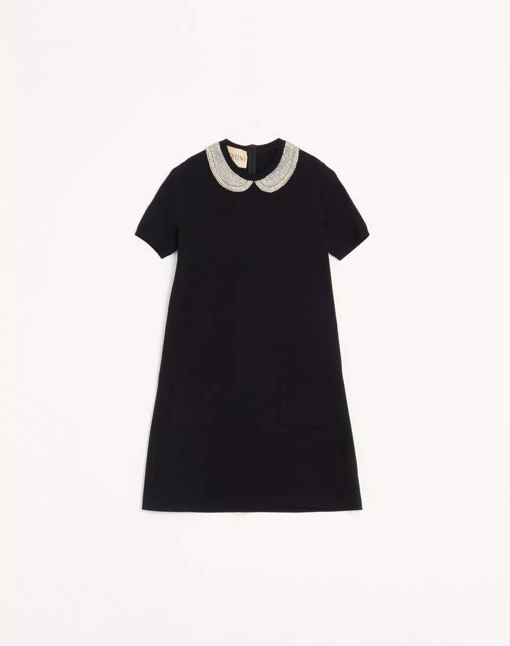 Embroidered Stretch Viscose Dress