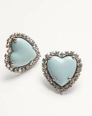 Coeur Hyperbole Earrings In Metal, Resin And SwarovskiÂ® Crystals