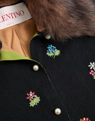 Embroidered Cardigan