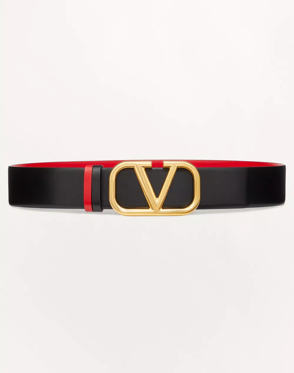 Reversible VLogo Signature Belt In Glossy Calfskin 40 Mm