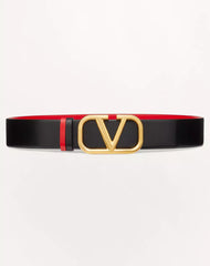 Reversible VLogo Signature Belt In Glossy Calfskin 40 Mm