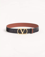 Reversible VLogo Signature Belt In Glossy Calfskin 40 Mm