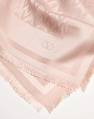 Toute La V Wool And Silk Shawl