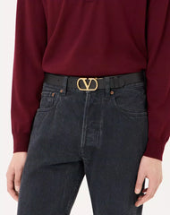 VLogo Signature Reversible Shiny Calfskin Belt - 30Mm / 1.2 In.