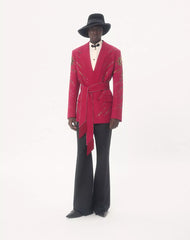 Silk Shantung Shirt With Toggle