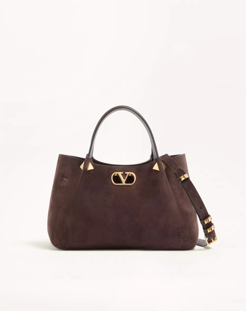 Valentino Garavani Small Shopping Bag in Soft Suede