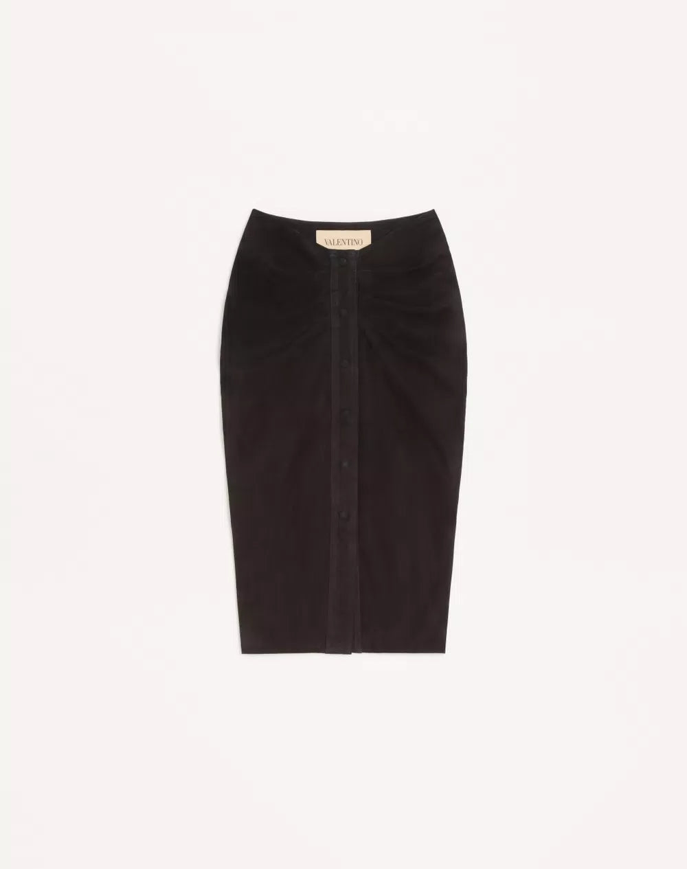 Suede Midi Skirt