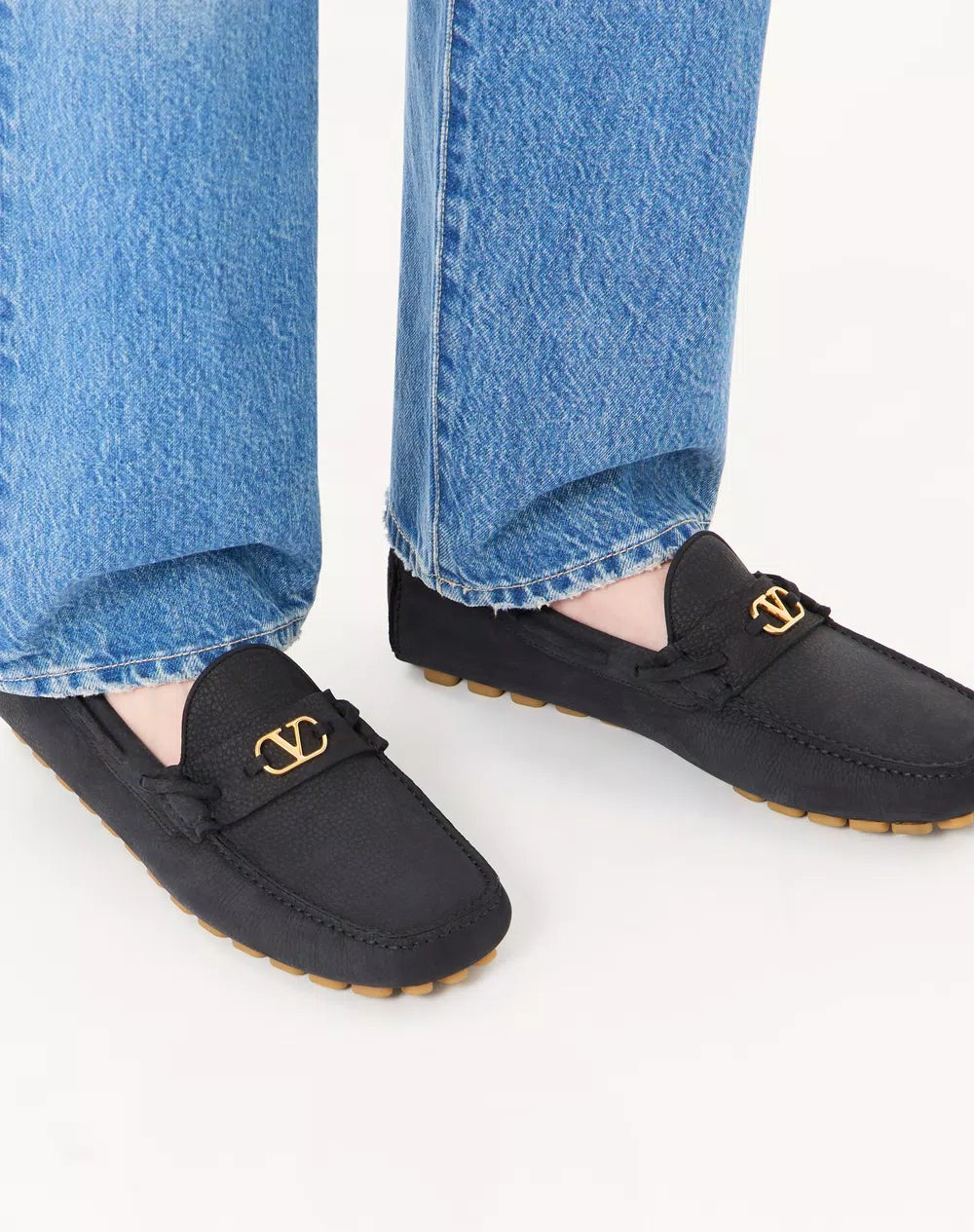 Driver Fastaway Loafer In Deerskin Suede
