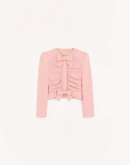 Cropped Jacket In Crispy Light Wool