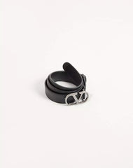 VLogo Signature Belt In Shiny Calfskin 30 Mm