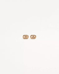 Ovalette Earrings In Metal And SwarovskiÂ® Crystals