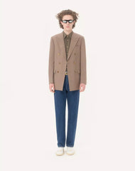 Valentino Double-Breasted Jacket In NattÃ© Wool