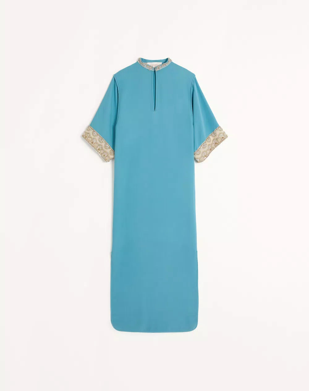 Kaftan Dress In Embroidered Cady Couture