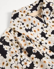 Crepe De Chine Shirt with AprÃ¨s L'Hiver Primula Print