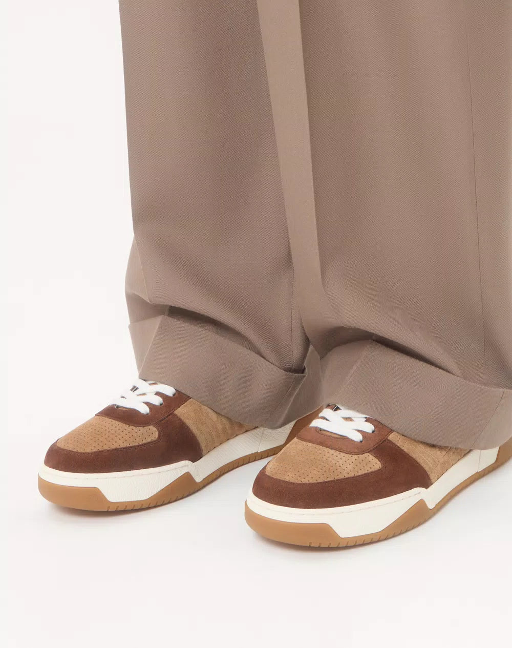 Sparry Trainer In Split Leather