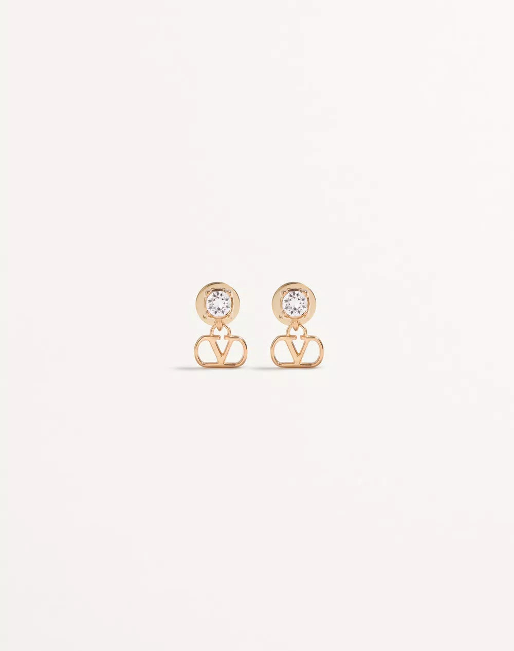 Vlogo Signature Earrings In Metal And SwarovskiÂ® Crystals