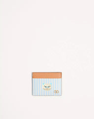 Valentino Garavani VLogo Signature Wallet In Grainy Calfskin With Le Chat De La Maison Print