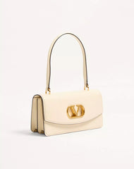 Valentino Garavani Vain Bag With Handle In Shiny Calfskin