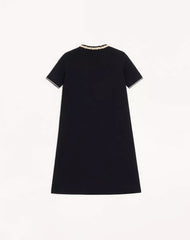 Embroidered Stretch Viscose Dress