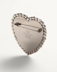 Coeur Hyperbole Brooch In Metal, Resin And SwarovskiÂ® Crystals