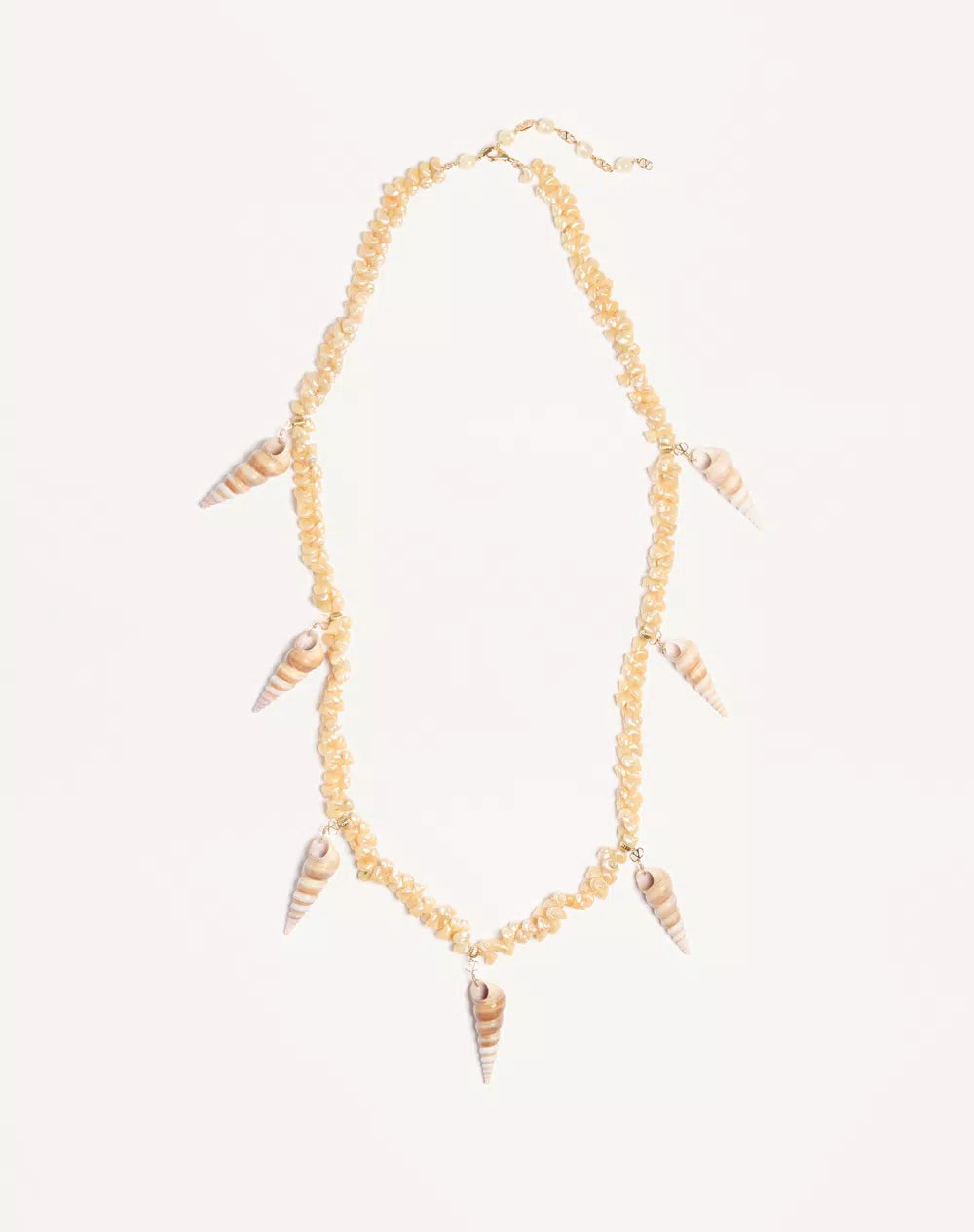 Jardin Aquatique Necklace In Metal And Shells