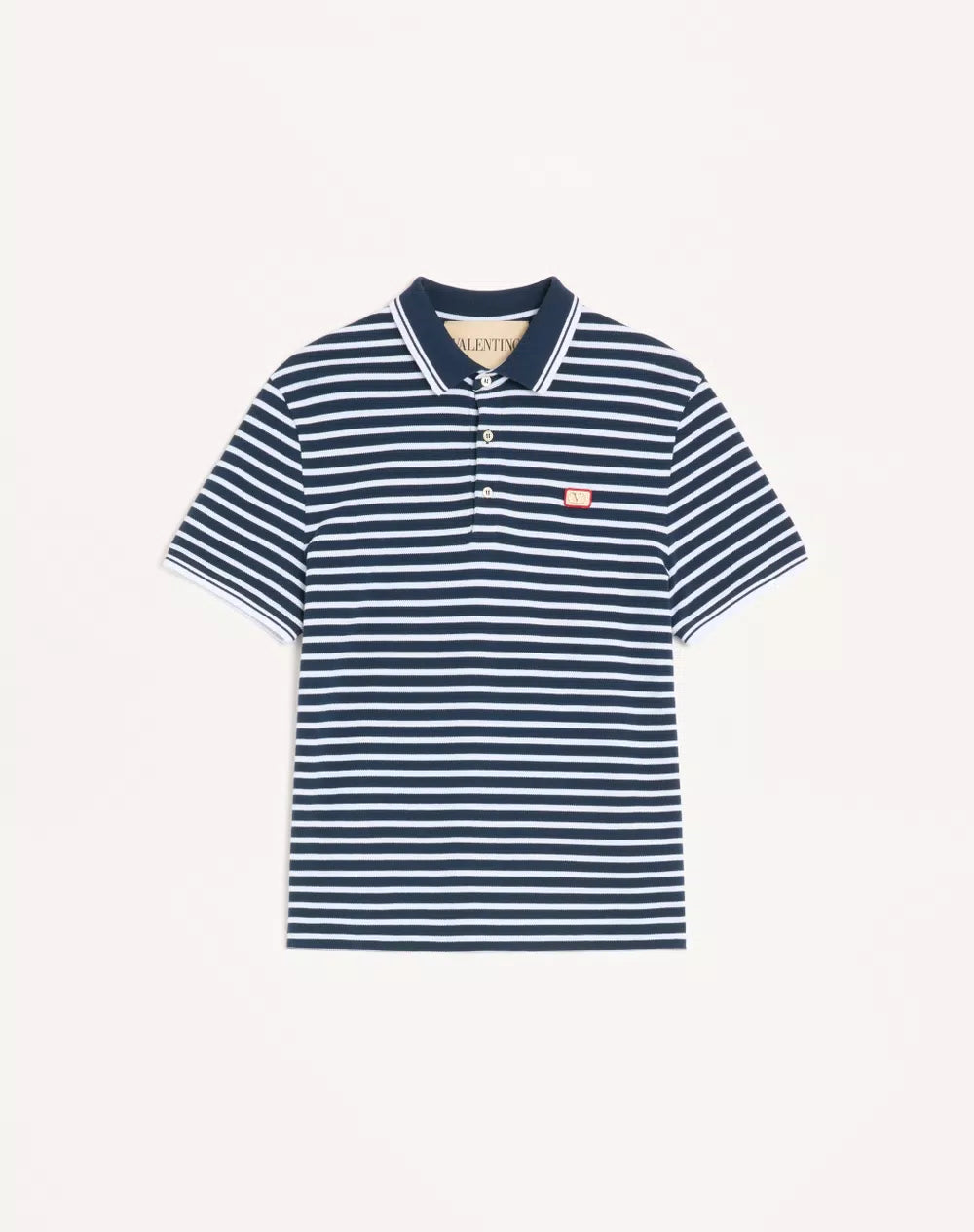 Valentino Cotton PiquÃ© Polo With VLogo Patch