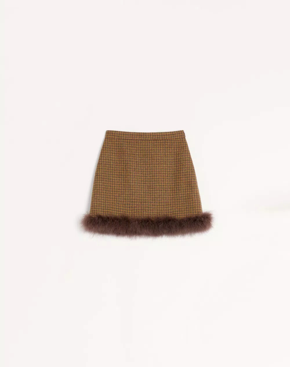 Short Houndstooth Skirt