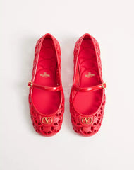 Ondette Rubber Ballerina With Scallop Pattern 05Mm