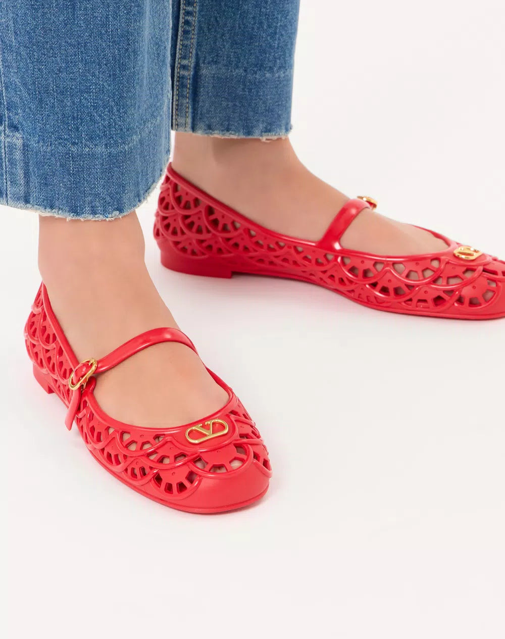 Ondette Rubber Ballerina With Scallop Pattern 05Mm