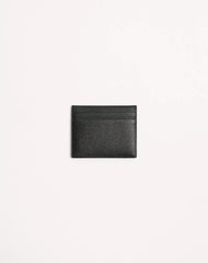 Valentino Garavani VLogo Signature Cardholder In Grainy Calfskin