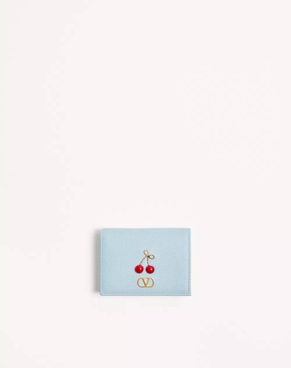 Cherryfic Wallet In Grainy Calfskin