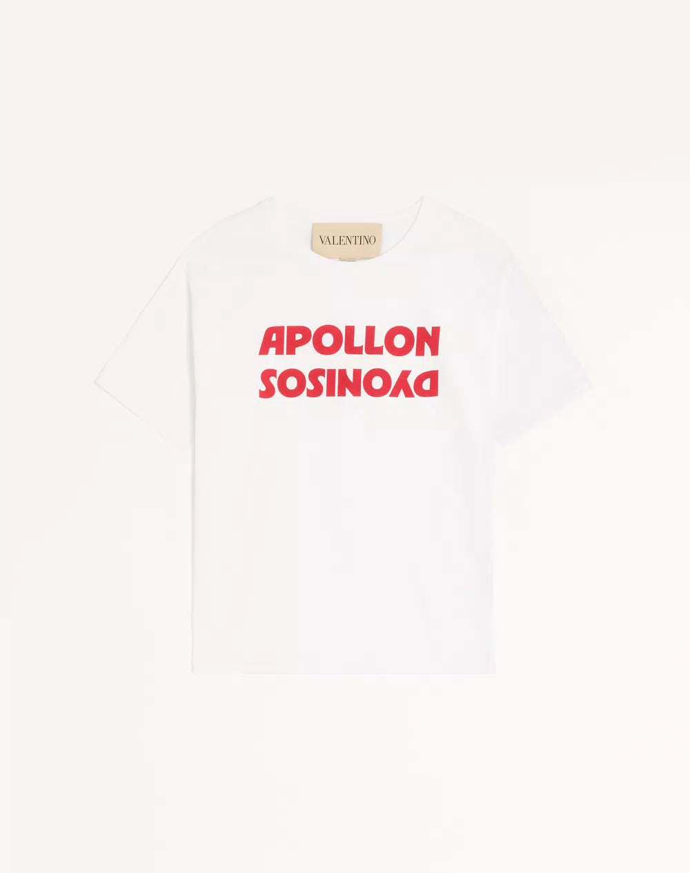 Valentino Cotton T-Shirt With Apollon/Dyonisos Print