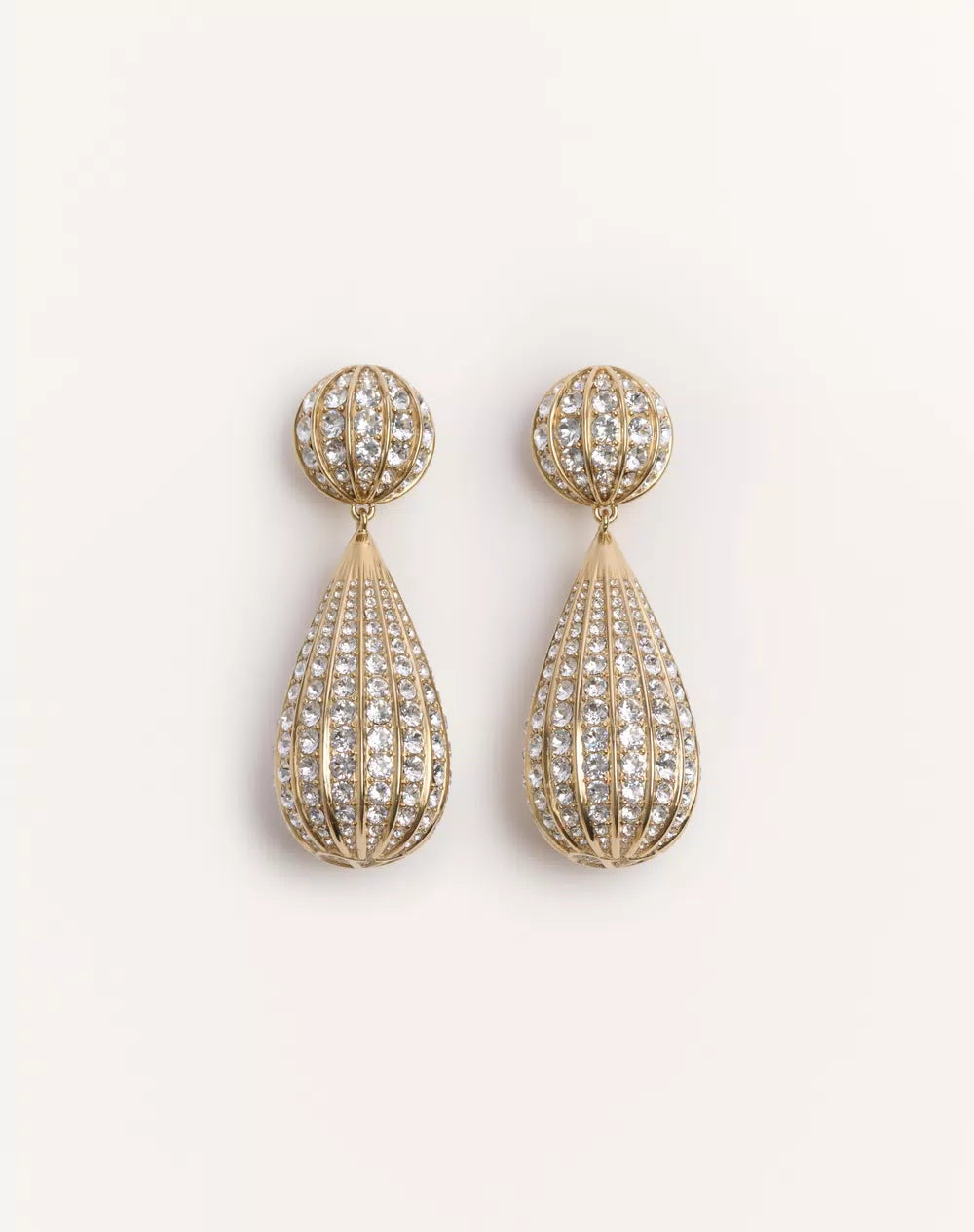 Poetique Des Gouttes Metal And SwarovskiÂ® Crystal Earrings