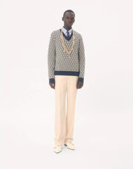 VLogo Embroidered Cotton Shirt