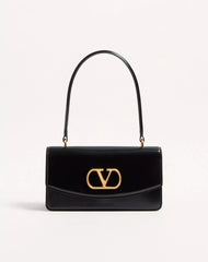 Valentino Garavani Vain Bag With Handle In Shiny Calfskin