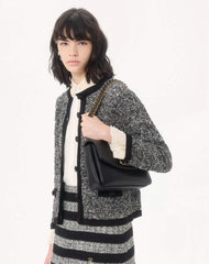 Linen And Lurex Knitted Jacket