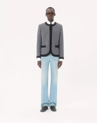 Valentino Pinstripe Wool Jacket