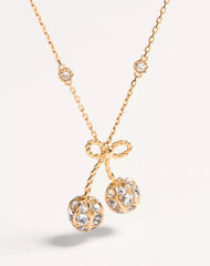 Cherryfic Necklace In Metal And SwarovskiÂ® Crystals