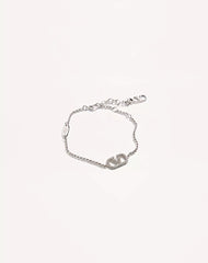 Vlogo Signature Bracelet In Metal And SwarovskiÂ® Crystals