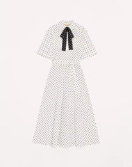 Poplin Plusdepois Print Midi Dress