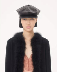 Wool Cardigan With Feathers