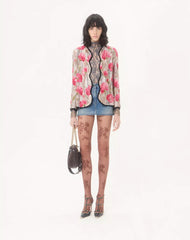 Embroidered Organza Jacket