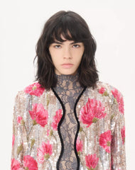 Embroidered Organza Jacket