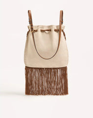 Valentino Garavani NellcÃ´te Alice Embroidered Bag With Fringes