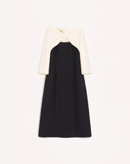 Crepe Couture Midi Dress
